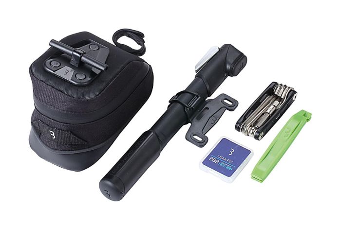  BBB CombiPack StorePack Taske, pumpe, dækjern, minitool,lappesæt BSB-57 Service pakke M