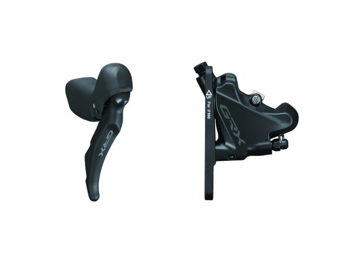 Shimano GRX - STI-greb, bremsekaliber og olieslange - 11 gear - Hydraulisk - RX600/RX400 - højre side