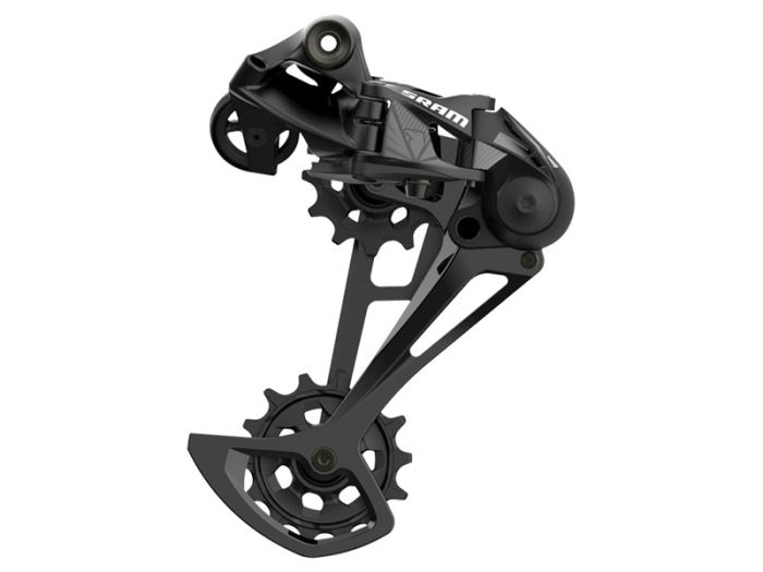SRAM Rear derailleur SX Eagle 12 speed Long cage Bagskifter - Black Grey graphics