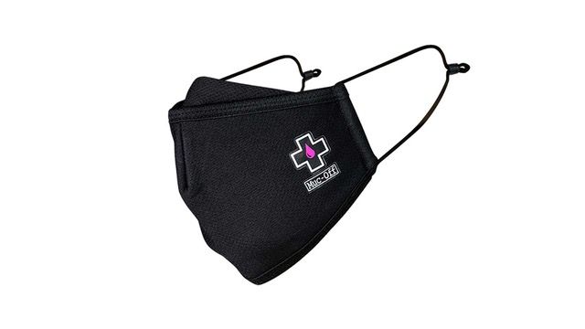 Muc-Off ansigts maske non-medical i 3 lag mundbind - Sort