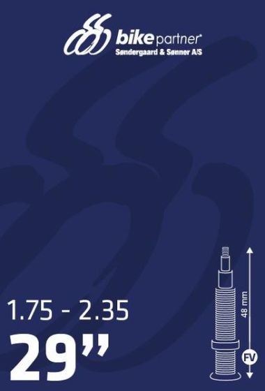 BikePartner cykelslange MTB 29x1,75-2,35 FV48 - 40/60-622/-635/-584                                  