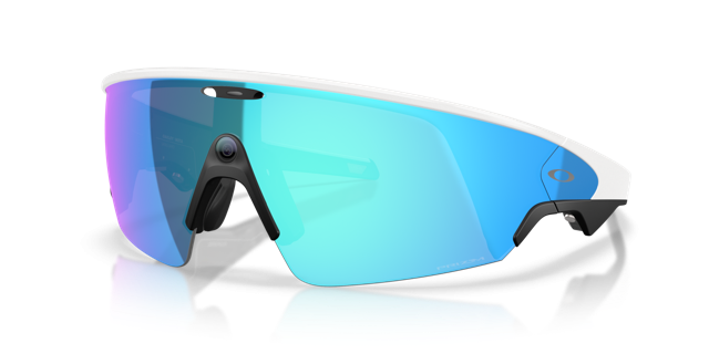 Oakley Meta Vanguard Sportsbrille - Prizm Sapphire Lenses White Frame