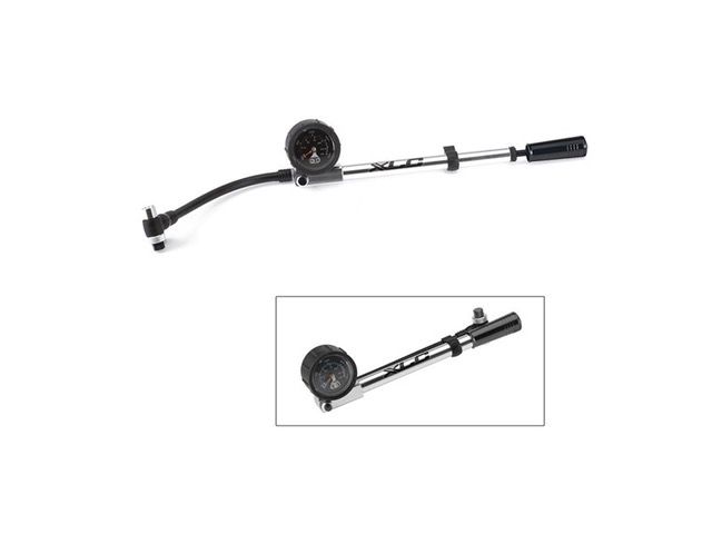 XLC Fork/Shock pump PU-H03 HighAir Pro 28 bar/400 psi - Silver/Black 