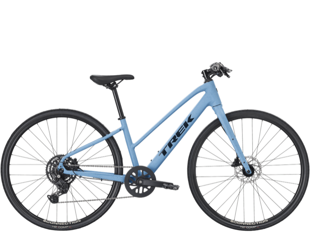 Trek FX 2 Midstep Gen 4 Cykel - Fjord Blue