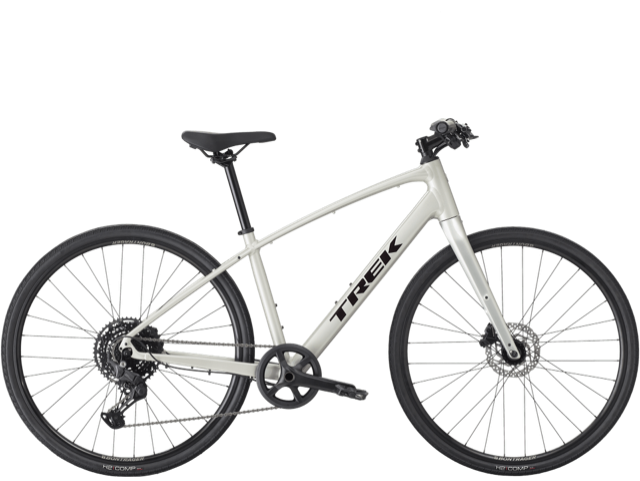 Trek FX 3 Stepover Gen 4 Cykel - Lunar Silver