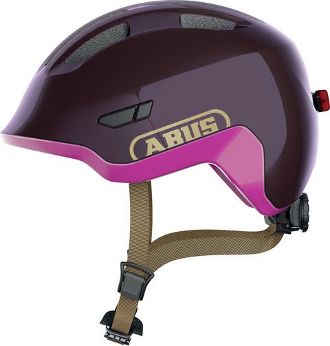 Abus Smiley 3.0 ACE LED Cykelhjelm Til Børn - Royal Purple