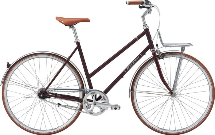 Raleigh Yate Cargo Dame Nexus 7g fodbremse -  Mat mørk bordeaux