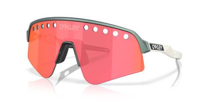 Oakley Sutro Lite Sweep Solbriller - Prizm Trail Torch Lenses - Matte Silver/Blue Colorshift Frame