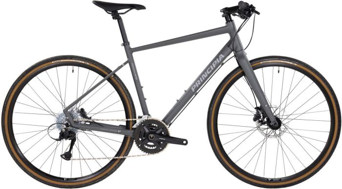 Principia Gravel H10 18g Shimano Acera hydr. disc - Mat Mørkegrå