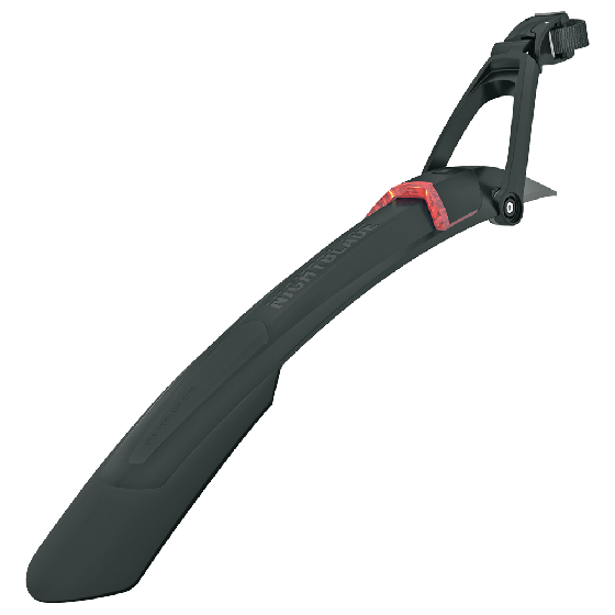 SKS Nightblade bagskærm 27,5”-29” MTB  med integreret USB baglygte