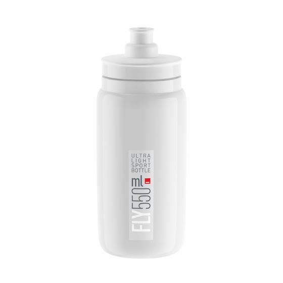 Elite Flaske 550 ml Fly 100% biologisk nedbrydelig - Hvid