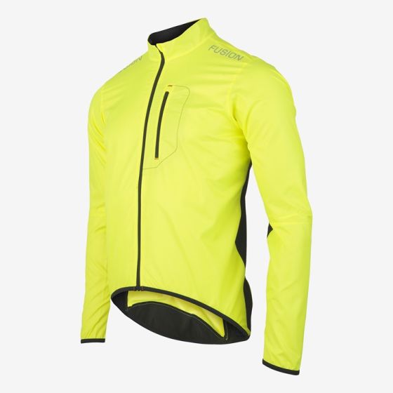 Fusion S1 cycling jacket cykeljakke - Neongul