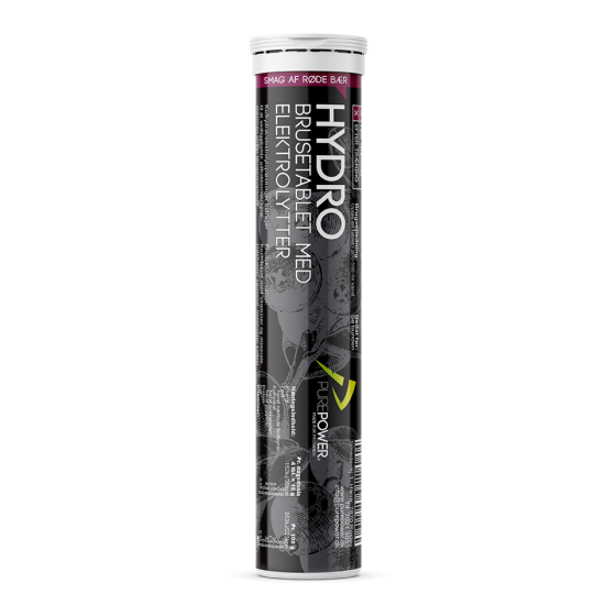 PurePower Hydro Plus 20x4g energi - Røde bær