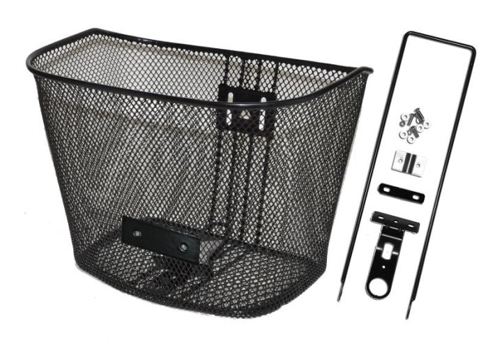 BikePartner Aarhus Front Net cykelkurv til styr - Sort