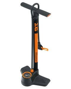 SKS Airkompressor Compact 10.0 fodpumpe 600mm AV/FV/DV 10 bar psi - Sort/orange