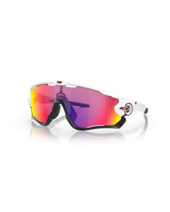 Oakley Jawbreaker - Prizm road Lenses polished white Frame