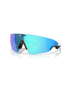 Oakley Meta Vanguard Sportsbrille - Prizm Sapphire Lenses White Frame
