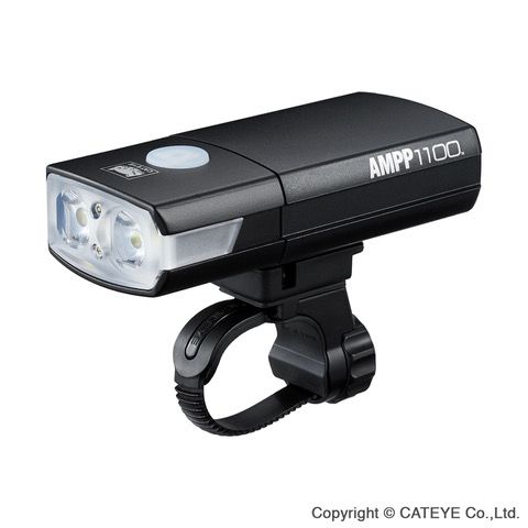 Cateye AMPP1100 HL-EL1100RC USB opl. 1100 lumen - Forlygte