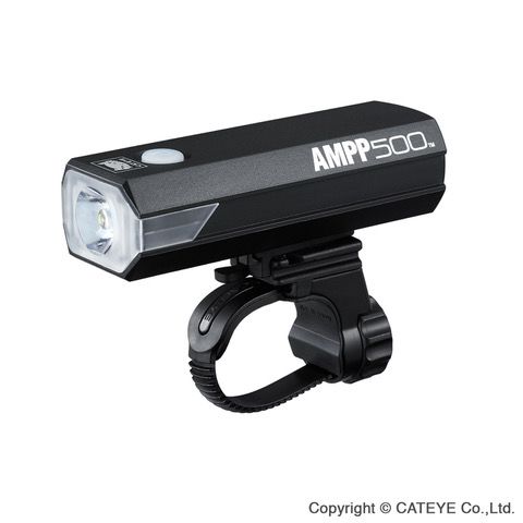 Cateye AMPP500 HL-EL085RC USB opl. 500 lumen - forlygte