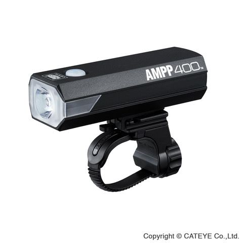 Cateye AMPP400 HL-EL084RC USB opl. 400 lumen - Forlygte