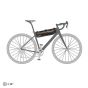 Ortlieb Toptube Frame-Pack Steltaske - Sort