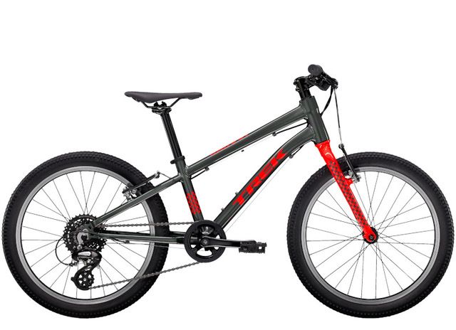 Trek Wahoo 20” børnecykel MTB - Lithium Grey/Radioactive Red