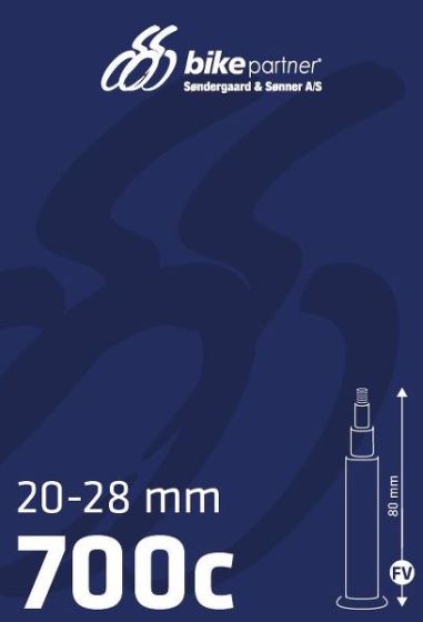 BikePartner Slange 700x20-28C FV80 - 20/28-622/-630  