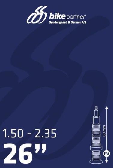 BikePartner Slange 26x1,50-2,35 FV60 - 40/60-559                 