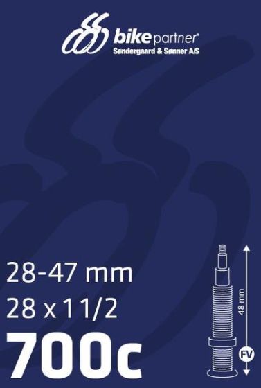 BikePartner cykelslange 700x32-47C FV48 - 28/47-622/-635        