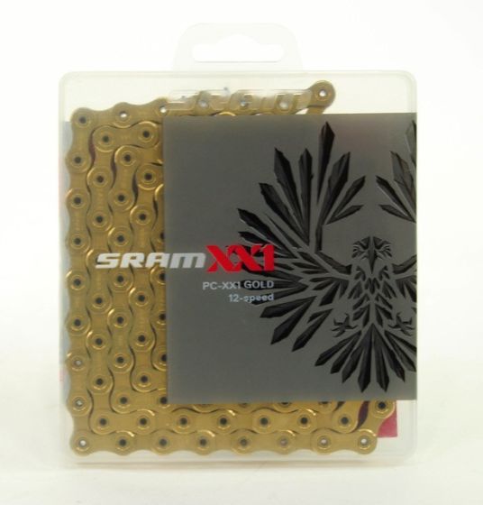
SRAM Chain PC-XX1 Hollow pin, chrome hardened 12 speed cykelkæde
