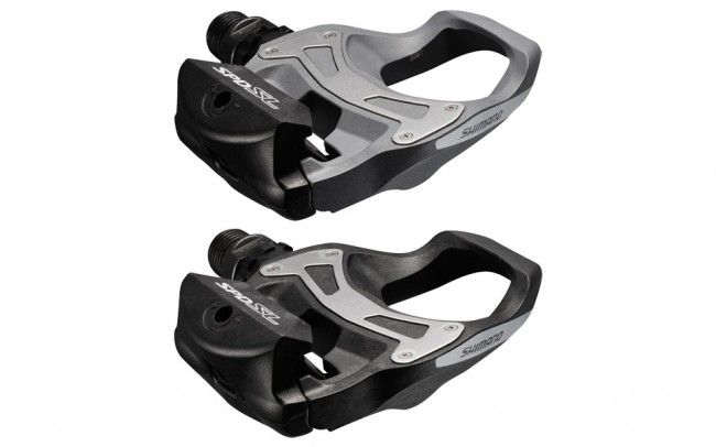 Shimano R550 SPD-SL pedal - Inkl. Klampe - Sort