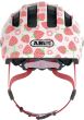 Abus Smiley 3.0 LED Cykelhjelm Til Børn - Rose Strawberry
