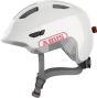 Abus Smiley 3.0 ACE LED Cykelhjelm Til Børn - Shiny white